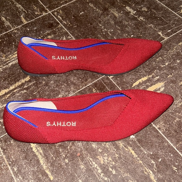 Rothys pointed flat BRAND NEW never worn! Sz 9, fits like a size 8 - Picture 5 of 7